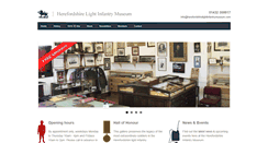 Desktop Screenshot of herefordshirelightinfantrymuseum.com